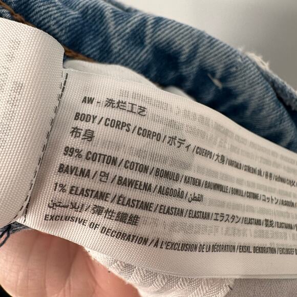 ABERCOMBIE & FITCH The Dad High Rise Denim Jean // 6 Long - Picture 9 of 9